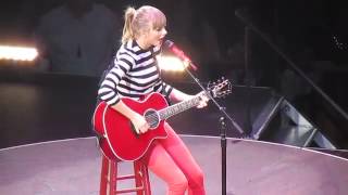 Taylor Swift Teardrops On My Guitar (HD) May 22 2013 RED Tour