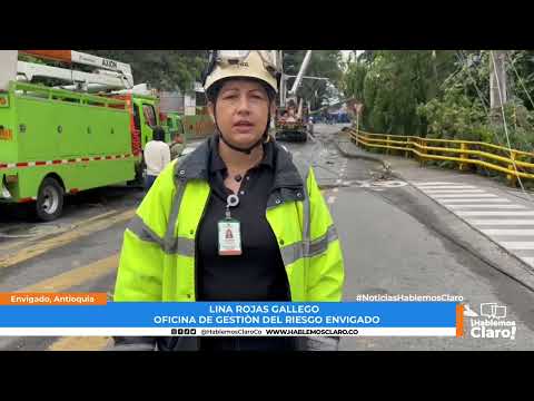 Fuertes aguaceros están causando daños en Antioquia