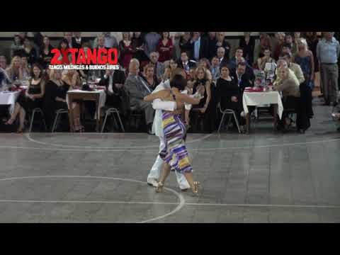  Fabian Peralta  and  Virginia Pandolfi  are  dancing  to  the  tango  "  Todo  "