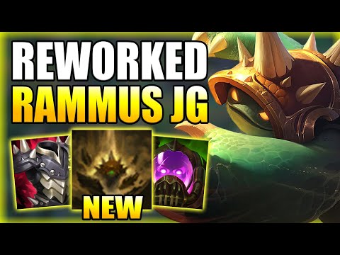 HOW TO PLAY RAMMUS JUNGLE AFTER THE REWORK! - Best Build/Runes Rammus Guide - League of Legends