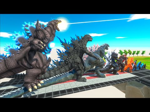 EVOLUTION of NEW ICE SUPER GODZILLA Size Comparison VS Team MUTO Kaiju + New KING GHIDORAH + SHIMO