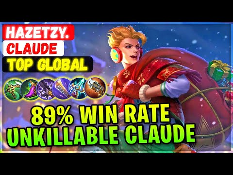89% Win Rate S29, Unkillable Claude Double Gameplay [ Top Global Claude ] HazeTzy. - Mobile Legends