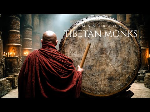 Tibetan Monks - Powerful Mantra Chant for Deep Meditation & Sleep | Tibetan Music