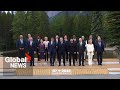 G7 Summit Zelenskyy Modi Joins Leaders For Family Photo In Canadian Rockies