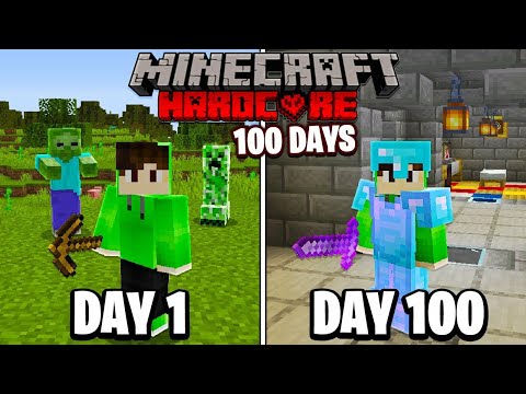 EPIC 100 DAYS SURVIVAL ISLAND! - Minecraft Hardcore