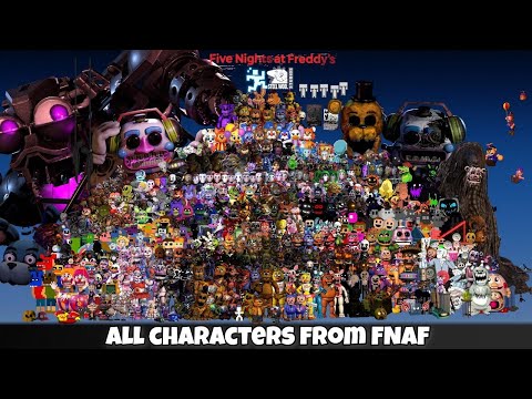 all the characters from Five Nights at Freddy From (1-secret of the mimic)