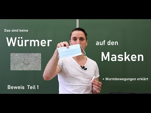 Eine Analyse der schwarzen Fäden auf den Corona Masken. Würmer, Parasiten oder Fasern?  (Video 2 )