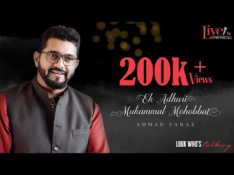 Ahmad Faraz Adhuri Mukammal Mohabbat