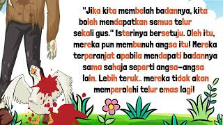 Download lagu KISAH ANGSA DAN TELUR EMAS | BERCERITA / MEMBACA BUKU CERITA SUKU KATA | CERITA KANAK-KANAK | mp3