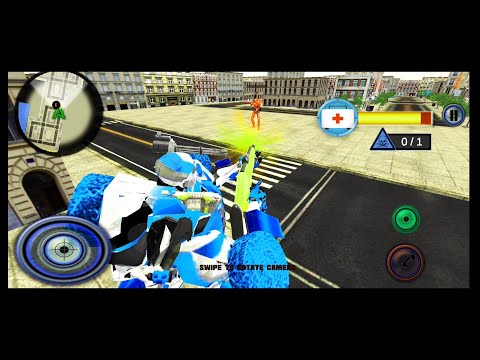US Police 👮 Robot Shark Submarine Transform * Android Gameplay
