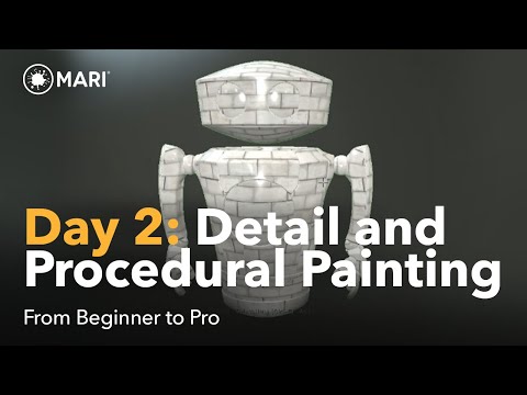 From Beginner to Pro in Mari | Day 2: Detail and Procedural Painting