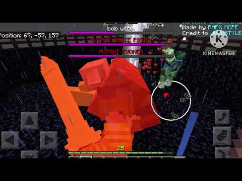 bob witch vs mutant evoker vs mutant piglin brute in minecraft mob battle