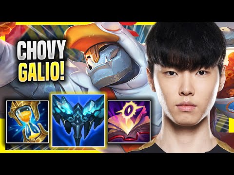 CHOVY DESTROYING WITH GALIO! - GEN Chovy Plays Galio MID vs Talon! | Season 2022