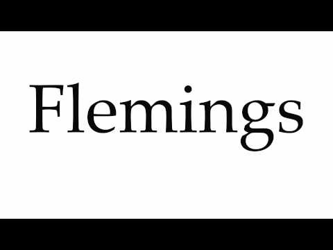 How to Pronounce Flemings