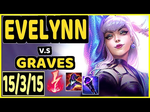 EVELYNN vs GRAVES - 15/3/15 KDA JUNGLE CHALLENGER GAMEPLAY - NA