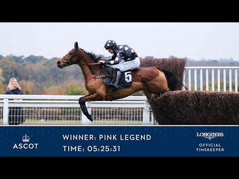 Pink Legend Wins The Events At Ascot Handicap Steeple Chase