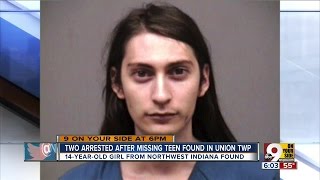 Two arrested after missing teen found in Union Township