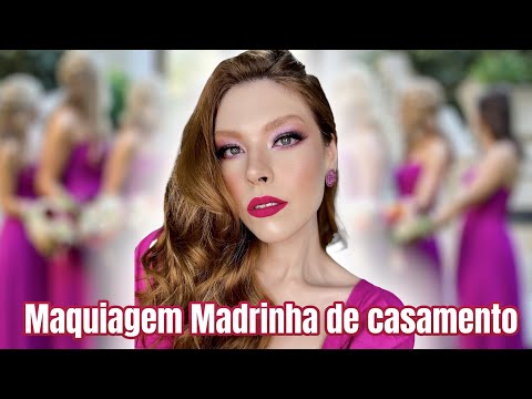 MAQUIAGEM PARA MADRINHAS DE CASAMENTO *Pink e Fúcsia*