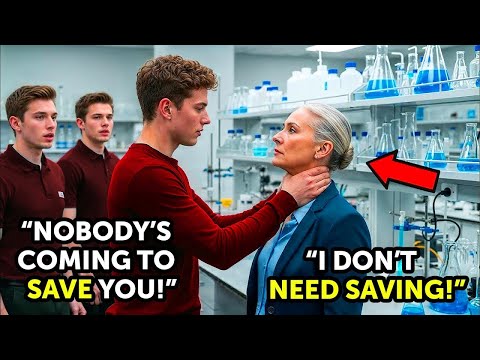 HOA Bully Grabs Teacher's Throat In Lab—Her Military Past Destroys His Future Forever!