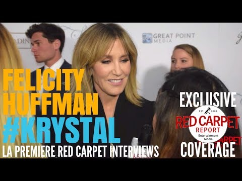 Felicity Huffman Interviewed at the LA Premiere of "KRYSTAL" #KrystalMovie