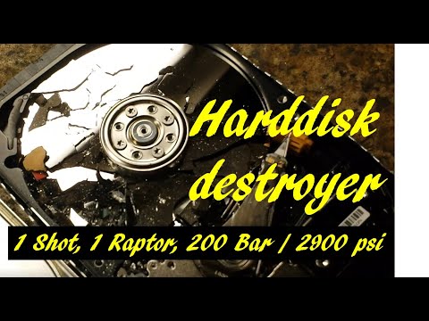 Defekte Fesplatte datenschutzgerecht zerstören...Destroy a harddisk with dataprotection
