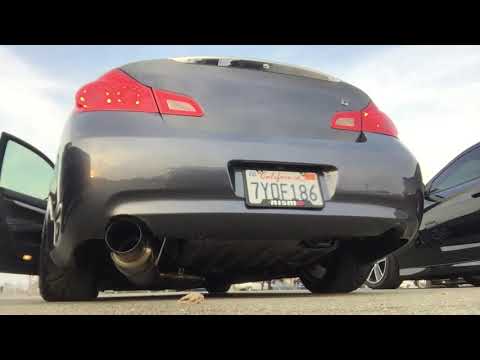 Tomei extreme ti single exit on a V36/g35 sedanHR Nismoknights