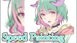 【イラスト】かわいいイラスト描いてたらとんでもないことになる。
