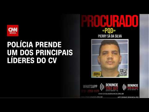 “PQD”, líder do Comando Vermelho, é preso no Rio de Janeiro | CNN NOVO DIA
