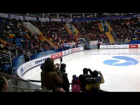 2016 Rostelecom Cup Warm Up Yulia Lipnitskaya Elena Radionova Courtney Hicks