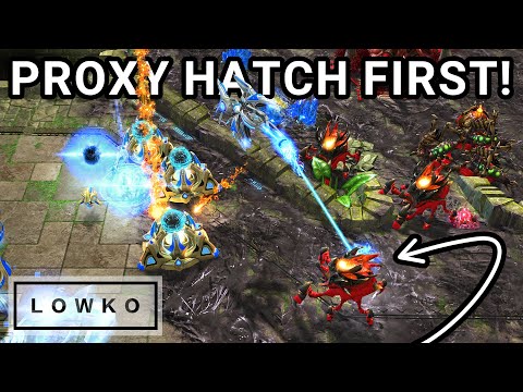 StarCraft 2: Dark BULLIES Astrea with Proxy Hatcheries! (Best-of-5)