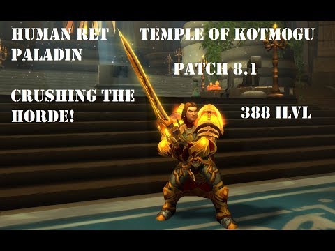 Human Ret Paladin PVP BG 8.1 - Crushing The Horde