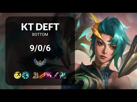 KT Deft Kai'Sa vs Xayah BOTTOM - KR CHALLENGER Patch 14.18