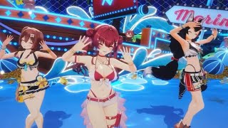 宝鐘マリン7周年3DLIVE(ray) 戌神ころね、大神ミオ、宝鐘マリン #ホロライブ#宝鐘マリン切り抜き 