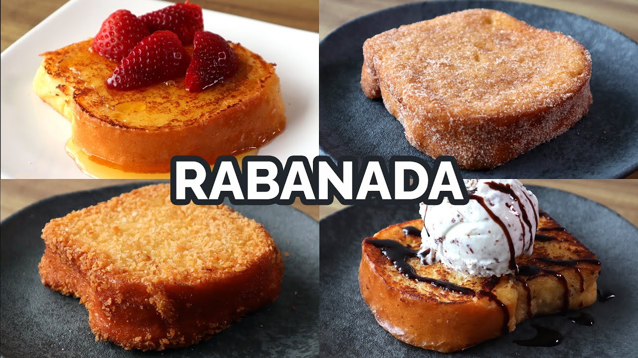 RABANADA COM PÃO CASEIRO - Receita do pão ao prato final em 4 versões