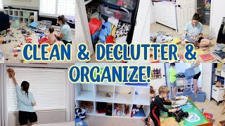 RAGE CLEAN & DECLUTTER WITH ME! CLEANING MOTIVATION! CLOSET DECLUTTERING! MINIMALISM!