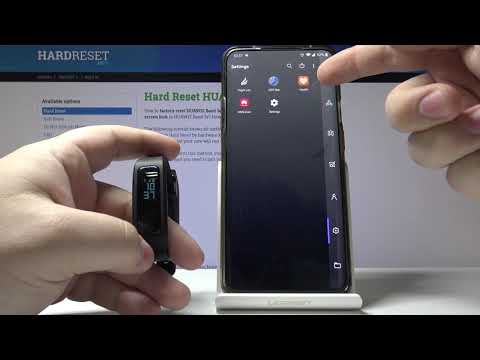 How to Factory Reset Huawei Band 3e -  Erase Customizations