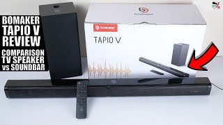 Bomaker TAPIO V REVIEW: 100W Wireless Soundbar and Subwoofer!