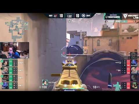 Shroud Reacts to 100T Ethan Ascent Wall vs ENVY