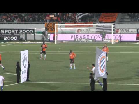 Le Pere  Noel   donne le coup d envoi    Lorient   Montpellier