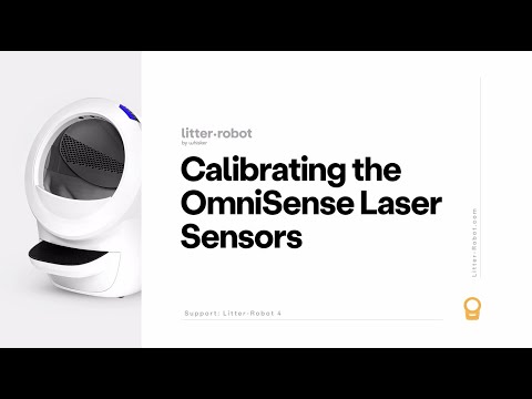 How to calibrate the OmniSense Laser Sensors | Litter-Robot 4