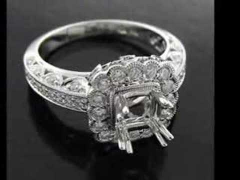 ART DECO ANTIQUE DIAMOND ENGAGEMENT RING SOLITAIRE