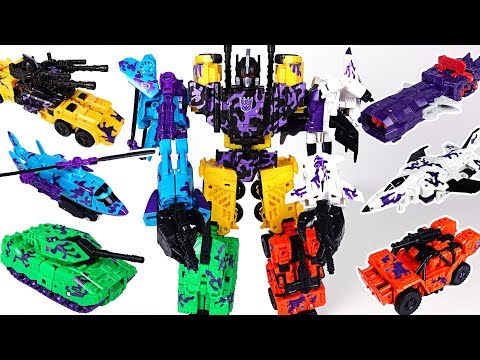Transformers Generations Combiner Wars Bruticus 6 combine: tank, helicopter, car  - DuDuPopTOY
