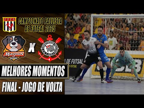 Magnus X Corinthians| FINAL | 2º Jogo | Campeonato Paulista de Futsal 2025 (06/12/2025)