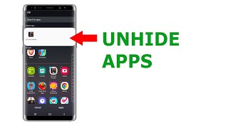 Apps hidden from home screen Android | How to find hidden apps | How to unhide apps from home screen