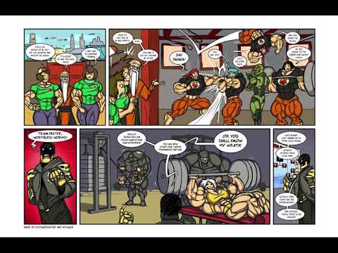 DRAGON BALL MUSCLAR FEMALE TOURNAMENT-FEMALE MUSCLE GROWTH COMIC#comic #bigmuscles #tallwoman