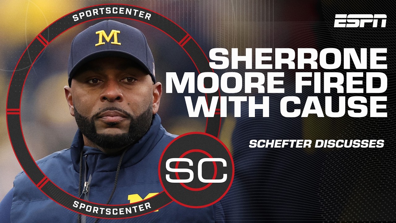 Breaking News: Michigan fires Sherrone Moore with cause | SportsCenter