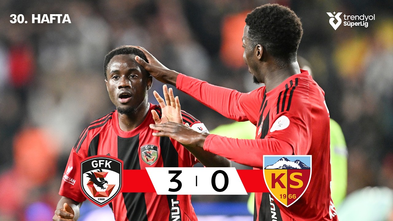 Gaziantep FK vs Kayserispor Highlights
