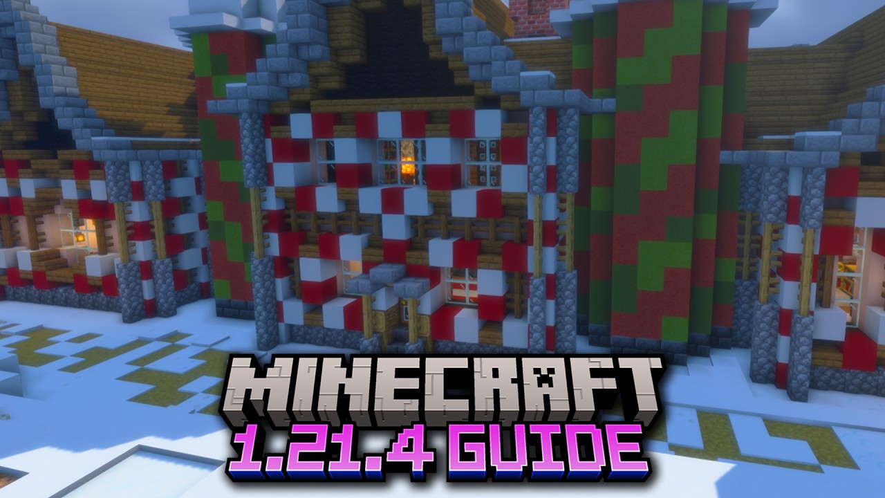 Building Santa's Workshop in Minecraft 1.21.4 Survival Guide: Christmas Special Episode