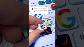 Drawing C for ChatGPT Logo! Then Drawing on my keyboard!@GPTMainBot #keyboard #logodrawing #diy