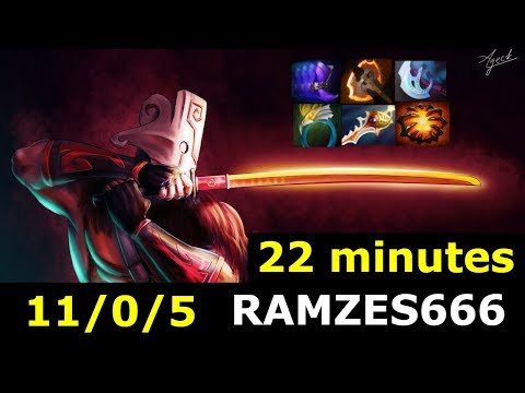 ramzes666 POV Juggernaut full game vs paparazzi PERFECT GAME DotA 2 7.07
